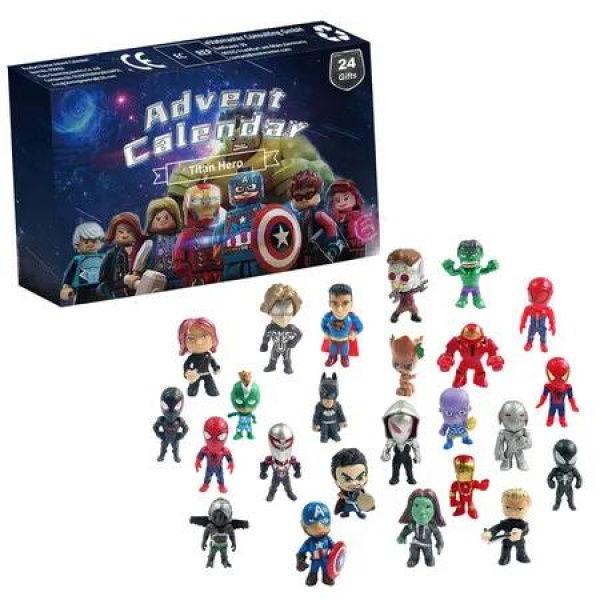 24 DayAvengers Advent Calendar 24 Days of Magic with Minifigures Perfect Holiday Christmas Gift