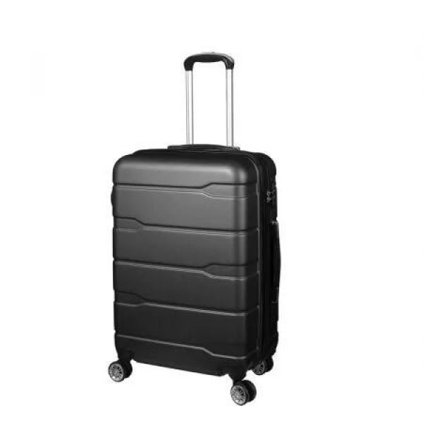 24 Inch Expandable Luggage Black 24 inch