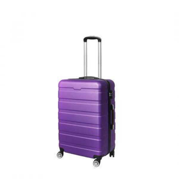 24 Luggage Case Suitcase Purple 24 inch