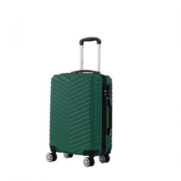 24 Luggage Suitcase Travel Green 24 inch