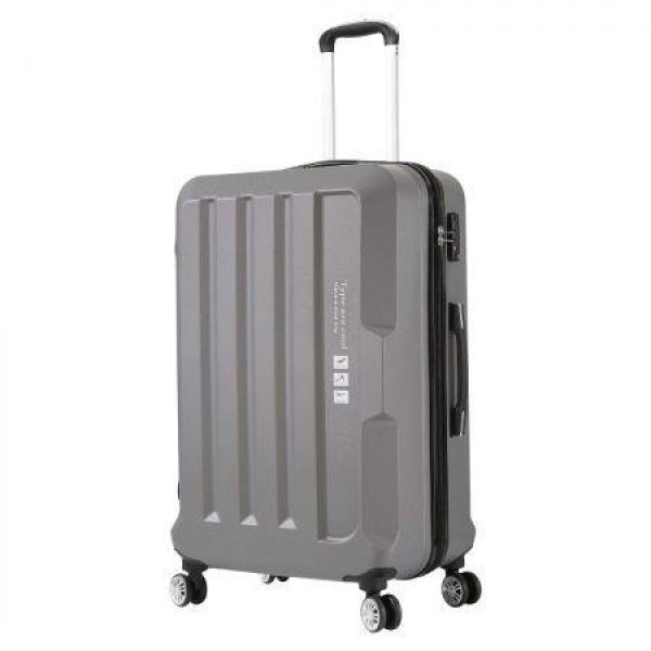 24 Travel Luggage Lightweight Dark Grey 24 inch