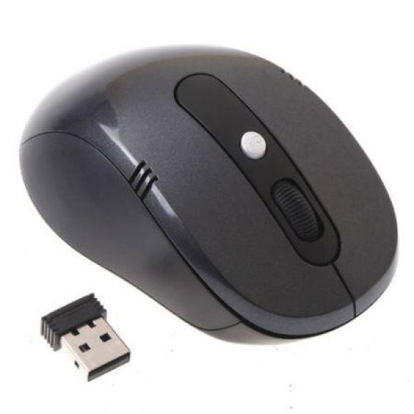 2.4GHz USB Wireless Mouse Optical Mice USB Receiver RF 2.4GHz For PC Laptop Black