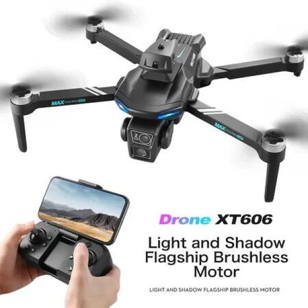 2.4G WIFI FPV 1080P dual axis gimbal high-definition camera, 13 minutes flight time, brushless foldable RC drone quadcopter RTF