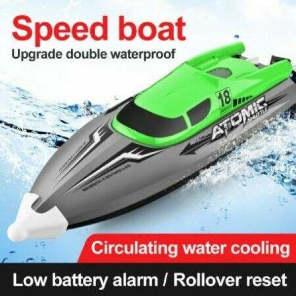 2.4GHz RC Boat 30km/h High-Speed 50 Meters Remote Control Boat Double Seal