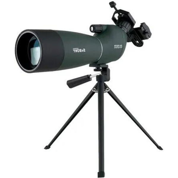 25-75x70 Spotting Scope with Tripod, Phone Adapter: Waterproof, Angled, Compact Scope for Hunting, Birdwatching, and More