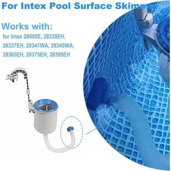 25016 Above Ground Swimming Pool Kit: Includes 11238 Adapter B and 10531 Skimmer Hose for Intex Surface Skimmer