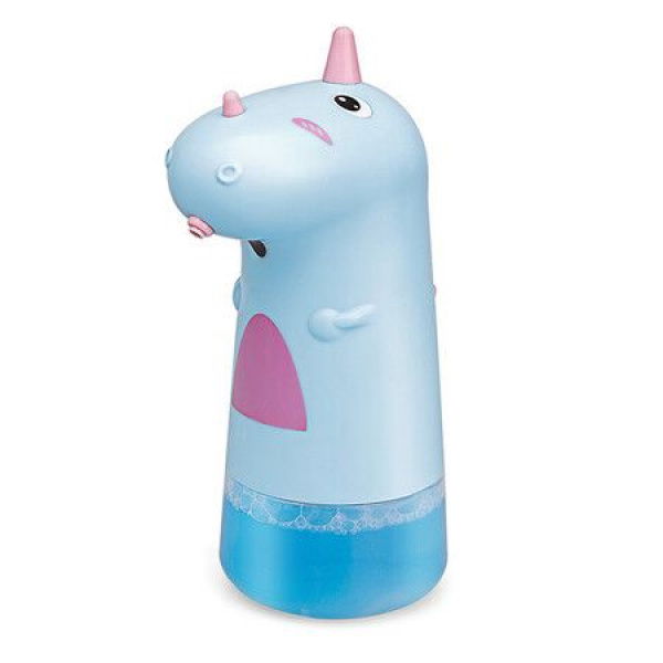 250ML Cute Cartoon Liquid Soap Dispenser Dinosaur USB Automatic Induction Foam Bubble Childrens Touchless Hand Washing Machine