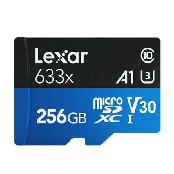 256GB High-Performance microSDHC UHS-I Card with SD Adapter, Up To 102MB/s Read, for Smartphones, Tablets, and Action Cameras