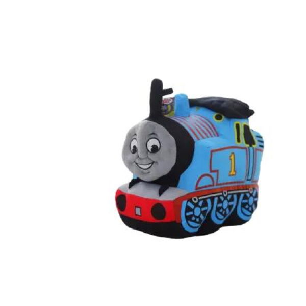 25cm Soft Fluffy Puff Thomas Train Plush Toy CUSHION Kids Birthday Gift Plush Toys Holiday Christmas Gift