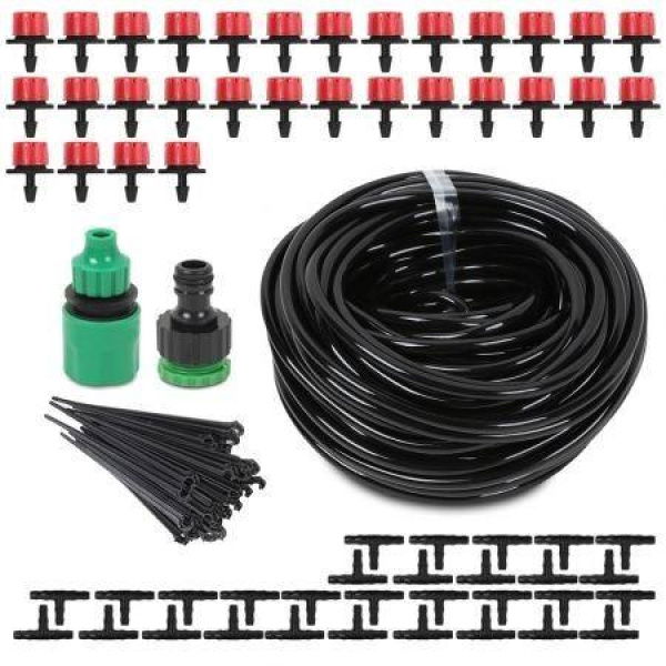 25M DIY Automatic Drip Irrigation Kit Garden Dripping Tools Set