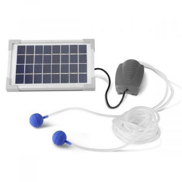 2.5W Solar-Powered Super Oxygen Output Air Pump Also Used In Fishing Fish Transportation.