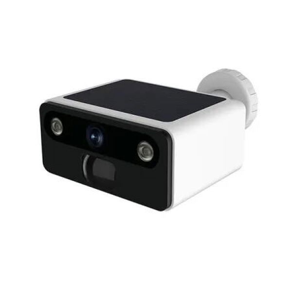 2K Solar Security Cameras Wireless Outdoor with 64G Memory Card, 2.4Ghz WiFi Surveillance Outdoor Camera for Home Security with Embedded Solar Panel