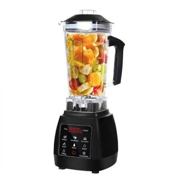 2L Commercial Blender Mixer Black