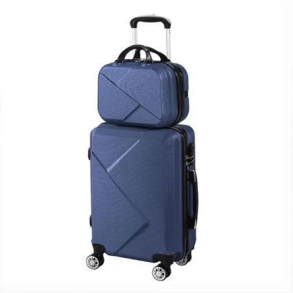 2pcs 20Travel Luggage Set Baggage Trolley Carry On Suitcase Vanity Bag Luggages