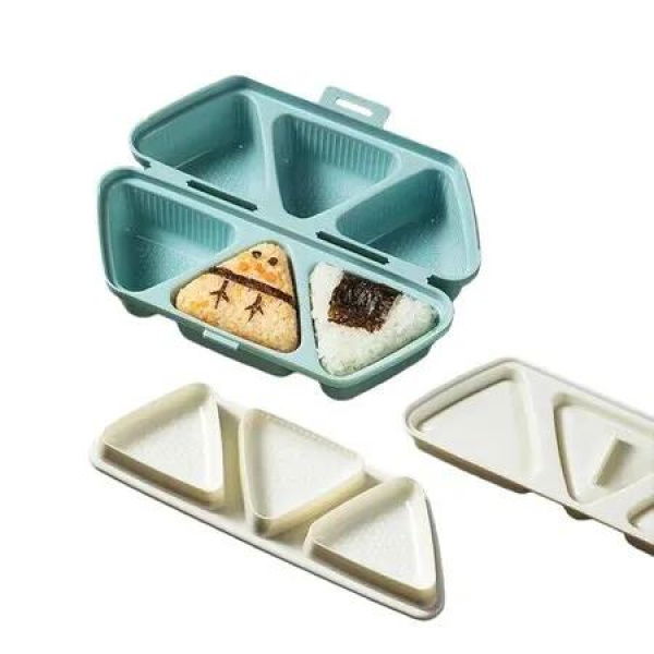 2PCS Creative Triangular Rice Ball Mold Ideal For Making Rice Balls And Other Shaped Foods