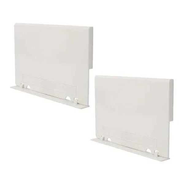 2Pcs Exact Replacement Part Number 08650-0022 Off White Weir Gate Assembly, Sta-Rite U-3 Vinyl Liner Skimmer Hinged Weir Assembly