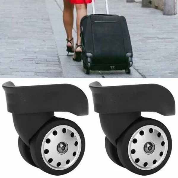 2Pcs Luggage Suitcase Trolley Universal casters Travel Spinner Replacement casters Quiet Repair Suitcase Smooth