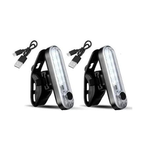 2Pcs White LED Navigation Lights Kit for Boat Kayak, Stern Light Battery 0perated, Easy Clip on for Night Kayaking, Boating, White