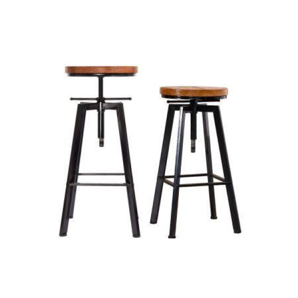 2x Bar Stools Industrial Kitchen