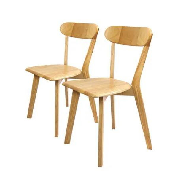 2x Dining Chairs Wooden Kitchen Chair