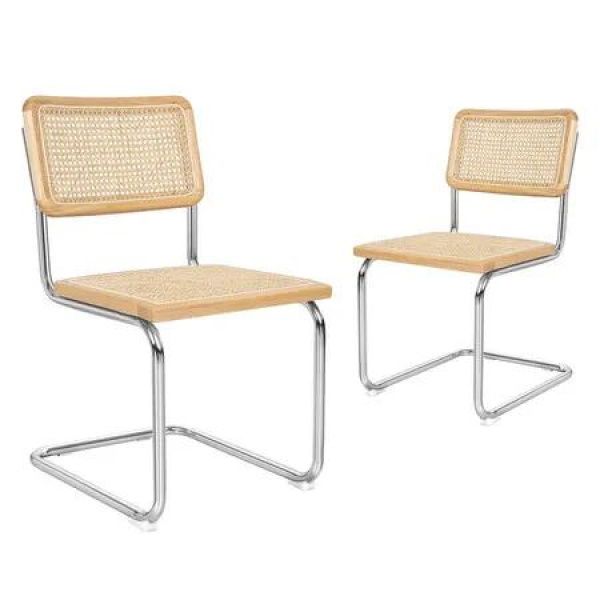 2x Rattan Chair Dining Chairs