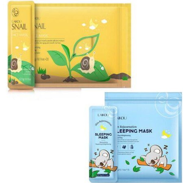 2x Sleep Mask Refreshing And Non-greasy Rose Flower Extract Nourishes Skin Care Rejuvenation Sleeping Face Mask Anti Wrinkle