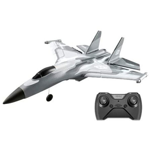 3-Channel RC Plane 2.4GHz Remote Control Fighter Airplane With Dual Engines For Kids And Adults.