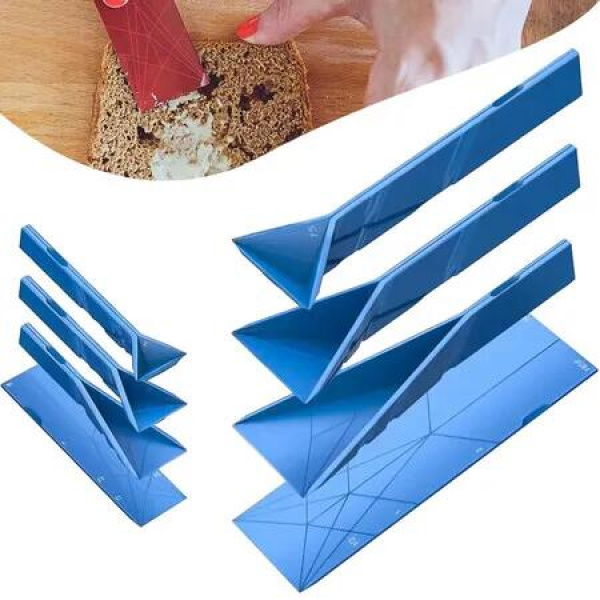 3-in-1 Foldable Measuring Spoons 2 Spoons with 6 Different Sizes Multifunction Folds Flat Kitchen Gadget Color Blue