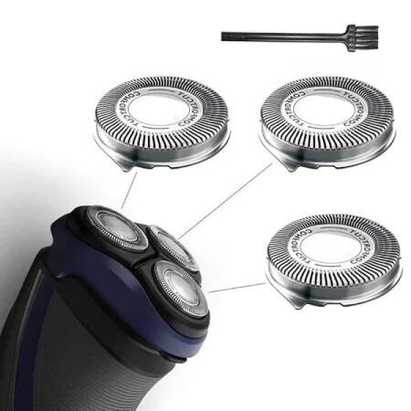 3-pack SH30 Replacement Shaver Heads for Philips Norelco 1000,2000,3000,S738 series,Precision blades deliver a close and comfortable shave