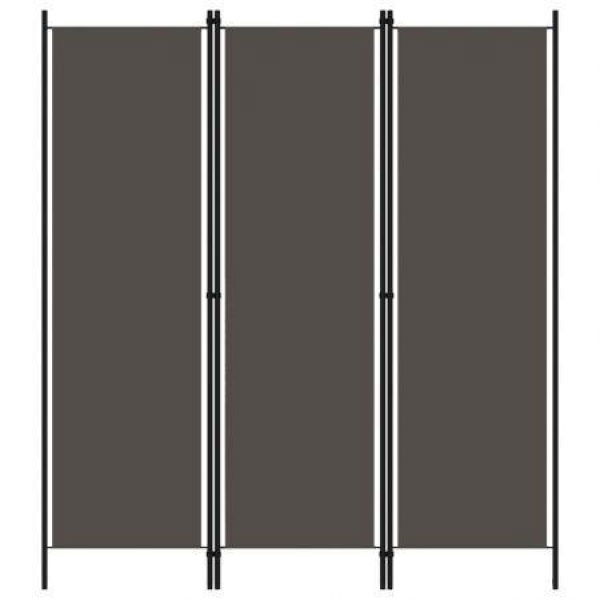 3-Panel Room Divider Anthracite 150x180 Cm