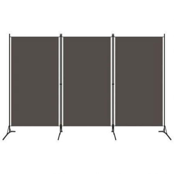 3-Panel Room Divider Anthracite 260x180 Cm