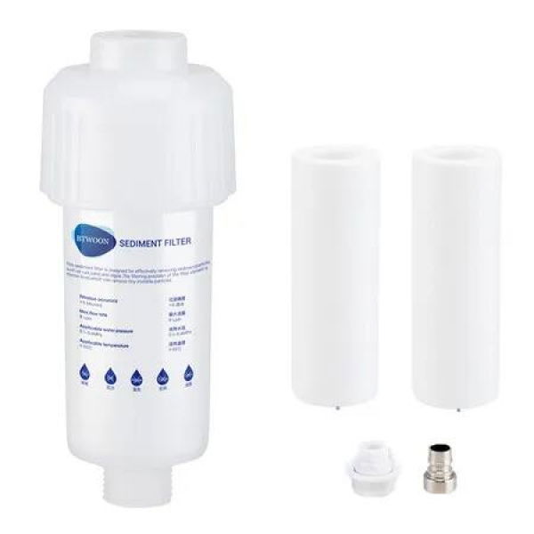 3 Replaceable PP Cotton & Calcium Sulfite Balls Household Water Purifier Set Shower Washing Machine Toilet Filter