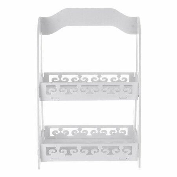 3 Tier Storage Shelves Desktop Cosmetic Organiser Bath Shelf Spice Makeup Rack2 Layers