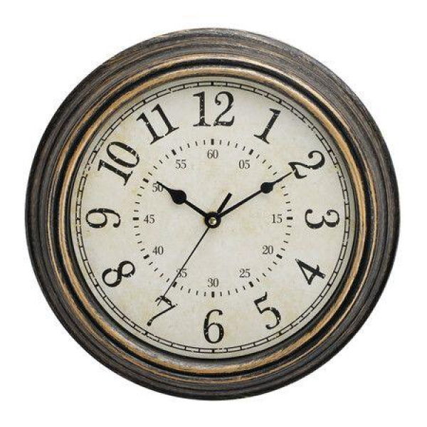 30.5 Cm Classic Wall Clock (Bronze)