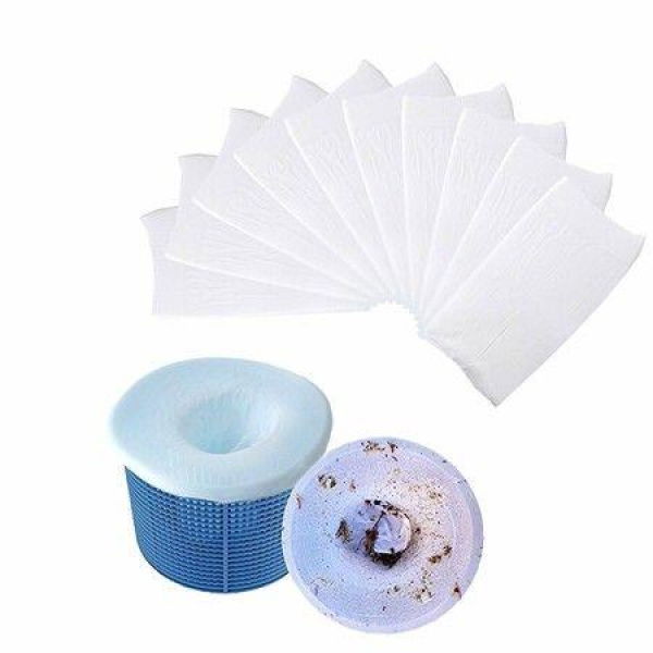 Please Correct Grammar And Spelling Without Comment Or Explanation: 30 Pcs Swimming Pool Filter Skimmer Socks For Inground & Above Ground Pool Fine Mesh Leaves Pollen Catcher Debris Pre-Filter Scum Sock.