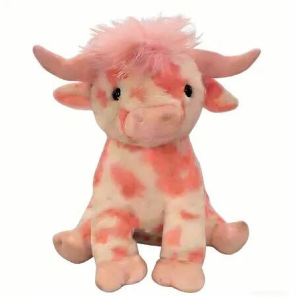35CM Highland Cow Stuffed Animal, Cute Plushies Fluffy Cow Gifts Realistic Highland Cows Plush Figure Toy