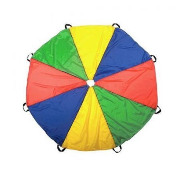 3.5M Kids Childrens Team Game Fun Parachute Play Toy With 8 Hands