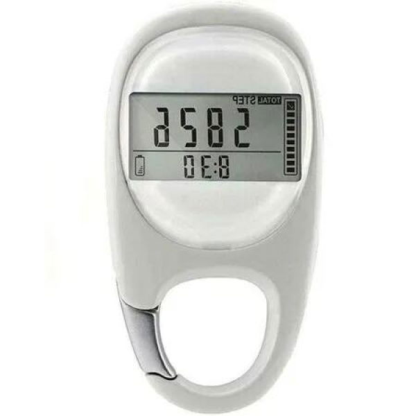 3D Clip-On Pedometer Accurately Track Your Steps, Distance, Calories & Activity 7-Day Memory for Easy Progress Monitoring