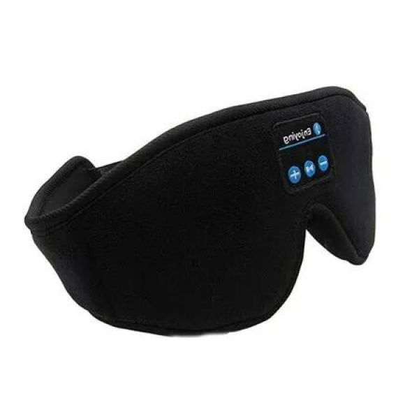 3D Light Soft Sleep Eye Mask with BT Wireless Headphones and Stereo Speakers for Men and Women