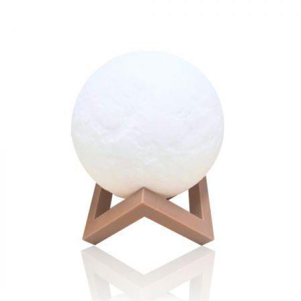 3D Magical Moon Lamp USB LED Night Light Moonlight Touch Sensor 18cm Diameter