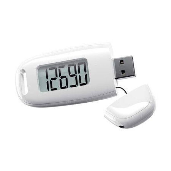 3D Pedometer for Walking, Simple Walking Step Counter with Removable Clip and Strap for Men Women Kids Seniors