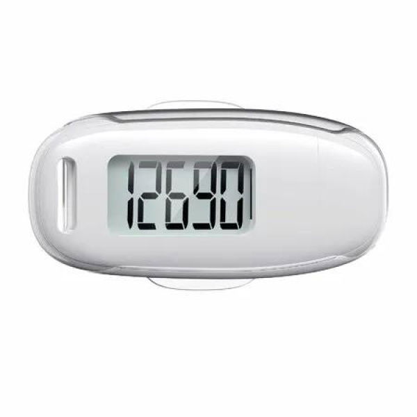 3D Pedometer for Walking,Simple Walking Step Counter with Removable Clip and Strap,USB Rechargeable Step Tracker with Backlight,Accurate Step Counter