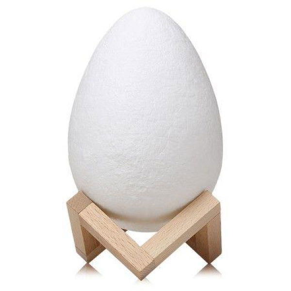 3D Printing Egg Light Patting Night Lamp 3 Colors For Bedroom