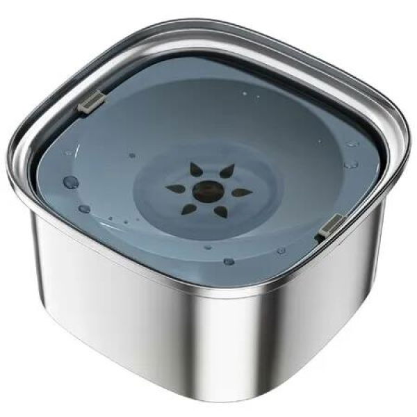 3L Large Capacity No-Spill Dog Water Bowl, Durable Stainless Steel Slow Water Feeder Perfect for Home, Travel, and Vehicles Suitable for Dogs & Cats