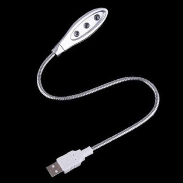 3LED USB Snake Light Lamp For PC And LAPTOP