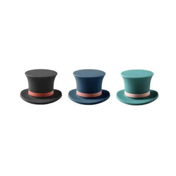 3PCS Silicone Wine Bottle Stoppers Funny Silicone Magic Hat Wine Bottle Caps Decorative Wine Sealer Preserver Reusable Sealing Bottle Stopper