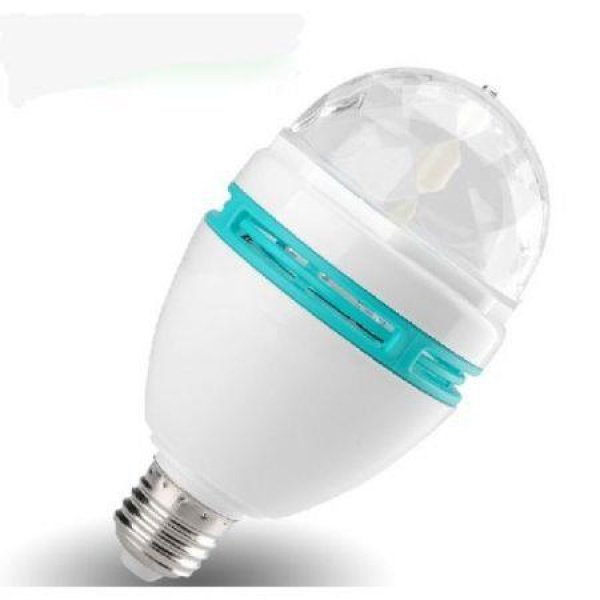 3W E27 RGB Colors LED Light Bulb Party Light