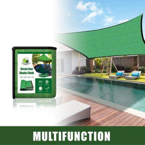 3X4m Anti-UV Green Sun Shading Net Outdoor Sunshade Net Garden Shelter Canopy Succulent Plant Gazebo Balcony Shade Netting Cloth