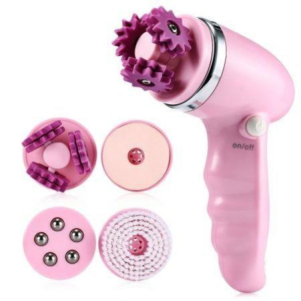 4 In 1 Electric Face Cleaner Facial Exfoliator Beauty Massager