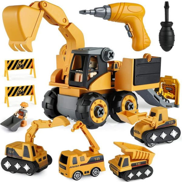 4-in-1 STEM Construction Building Toys Christmas Birthday Gifts Boys Girls